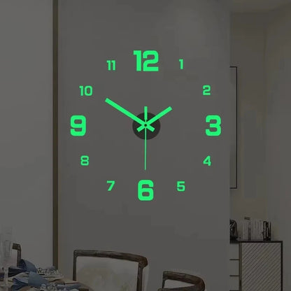 3D Luminous Wall Clock